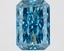 2.83 Ct. Fancy Vivid Blue Radiant Lab Grown Diamond