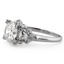 The Naomi Ring, smalltop view on a hand