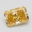 2.01 Ct. Fancy Intense Brownish Yellow Radiant Lab Grown Diamond