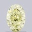 0.87 Ct. Fancy  Yellow Oval Lab Grown Diamond