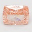 6.43 Ct. Fancy Vivid Pink Cushion Lab Grown Diamond