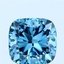 2.05 Ct. Fancy Vivid Blue Cushion Lab Grown Diamond
