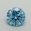 1.20 Ct. Fancy Vivid Blue Round Lab Grown Diamond