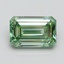 1.54 Ct. Fancy Vivid Green Emerald Lab Grown Diamond