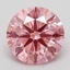 1.99 Ct. Fancy Vivid Pink Round Lab Grown Diamond