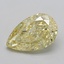 3.60 Ct. Fancy Intense  Yellow Pear Lab Grown Diamond