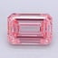 2.43 Ct. Fancy Vivid Pink Emerald Lab Grown Diamond