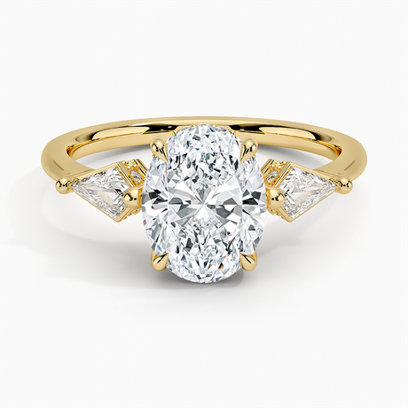 18K Yellow Gold Luxe Cometa Hidden Accent Diamond Ring