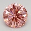 2.48 Ct. Fancy Vivid Pink Round Lab Grown Diamond