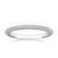 18K White Gold Micro Pave Diamond Ring (1/3 ct. tw.), smalltop view