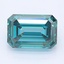 1.49 Ct. Fancy Vivid Greenish Blue Emerald Lab Grown Diamond