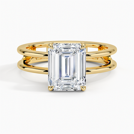 Double Band Engagement Ring - Aimee