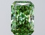 5.24 Ct. Fancy Vivid Green Radiant Lab Grown Diamond