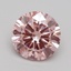 3.22 Ct. Fancy Intense Pink Round Lab Grown Diamond