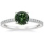 Platinum Viviana Half Coverage Diamond Ring, smalltop view