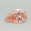 0.43 Ct. Fancy Vivid Pink Pear Lab Grown Diamond