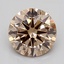 2.01 Ct. Light  Brown Round Lab Grown Diamond