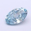 1.04 Ct. Fancy Vivid Blue Oval Lab Grown Diamond