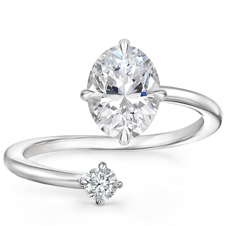 Toi and Moi Open Style Diamond Ring