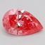 0.92 Ct. Fancy Vivid Pink Pear Lab Grown Diamond