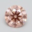 2.03 Ct. Fancy Intense Pink Round Lab Grown Diamond