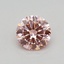 0.32 Ct. Fancy Vivid Pink Round Lab Grown Diamond