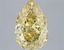 5.08 Ct. Fancy Vivid Yellow Pear Lab Grown Diamond