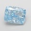 5.13 Ct. Fancy Vivid Blue Cushion Lab Grown Diamond