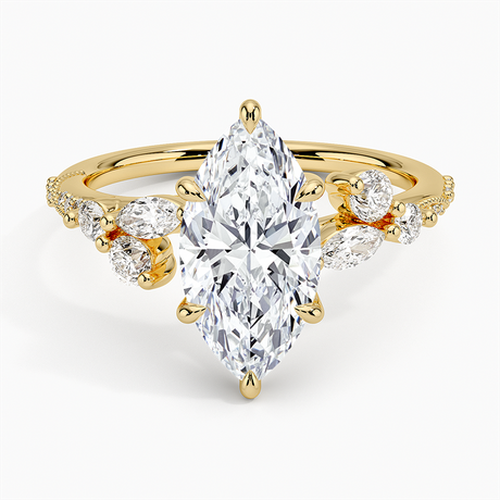 Milgrain Engagement Ring