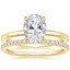18K Yellow Gold Salma Diamond Ring with Ballad Diamond Ring (1/6 ct. tw.)