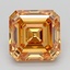 2.09 Ct. Fancy Light  Brown Asscher Lab Grown Diamond