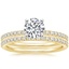 18K Yellow Gold Ballad Diamond Bridal Set (1/3 ct. tw.)