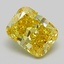1.49 Ct. Fancy Vivid  Yellow Cushion Lab Grown Diamond