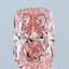2.08 Ct. Fancy Vivid Pink Cushion Lab Grown Diamond