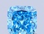 1.03 Ct. Fancy Vivid Blue Cushion Lab Grown Diamond