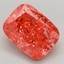 2.55 Ct. Fancy Vivid Pink Cushion Lab Grown Diamond
