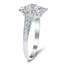 The Willa Ring, smalltop view on a hand