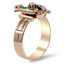 The Nanda Ring, smalltop view on a hand