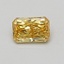 0.54 Ct. Fancy Vivid Yellow Radiant Lab Grown Diamond
