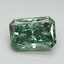 2.15 Ct. Fancy Vivid Green Radiant Lab Grown Diamond