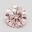 1.30 Ct. Fancy Intense Pink Round Lab Grown Diamond