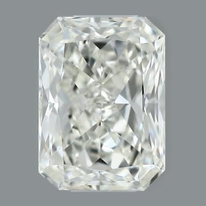 Radiant diamond — real photo