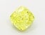 1.23 Ct. Fancy Vivid Yellow Cushion Lab Grown Diamond