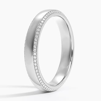 Avalon Eternity Diamond 4mm Wedding Ring (1/3 ct. tw.) in Platinum