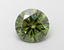 2.20 Ct. Fancy Vivid Green Round Lab Grown Diamond