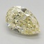 2.44 Ct. Fancy Yellow Pear Lab Grown Diamond