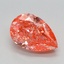 2.33 Ct. Fancy Vivid Pink Pear Lab Grown Diamond