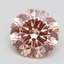 2.50 Ct. Fancy Intense Pink Round Lab Grown Diamond
