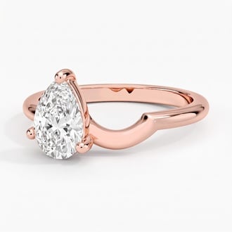 Pear Lab Diamond Toi Et Moi Nesting Ring (1 ct. tw.) in 14K Rose Gold