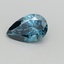 0.69 Ct. Fancy Vivid Blue Pear Lab Grown Diamond